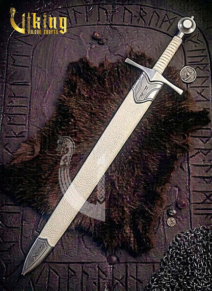 Premium Handmade Medieval Crusader Knight Sword Replica With Scabbard