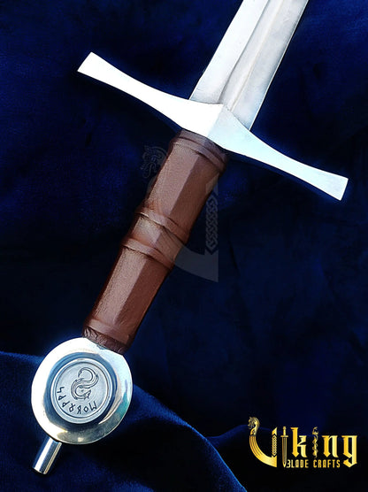 One-and-a-Half-Hand Warrior Blade of the Chivalric Order Viking_Blade_Crafts