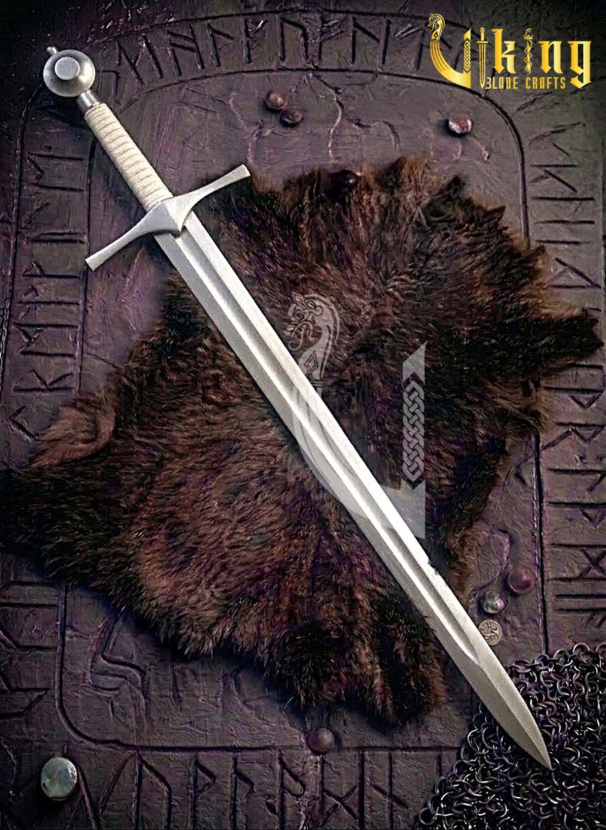 Premium Handmade Medieval Crusader Knight Sword Replica With Scabbard