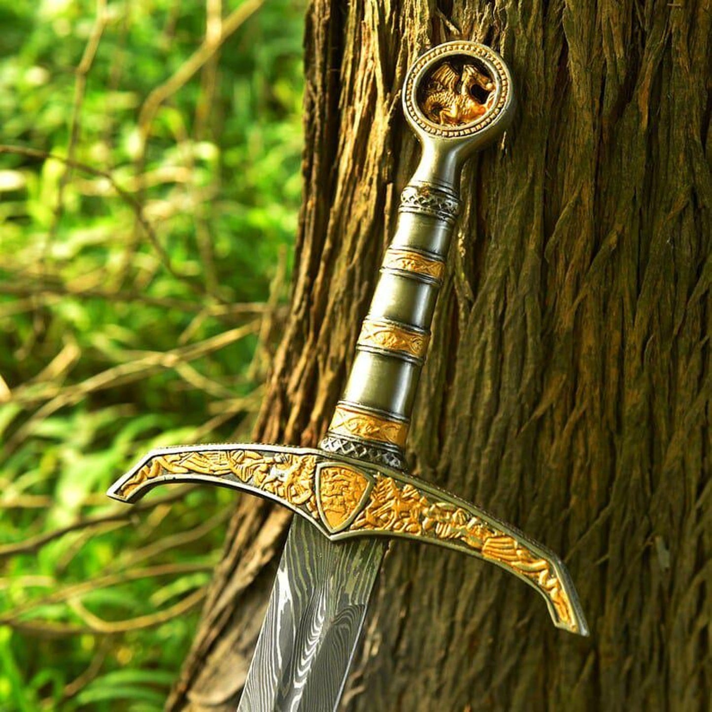 Handmade Damascus King's Longsword | Medieval Fantasy Blade