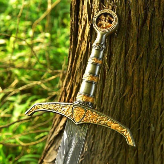 Handmade Damascus King's Longsword | Medieval Fantasy Blade
