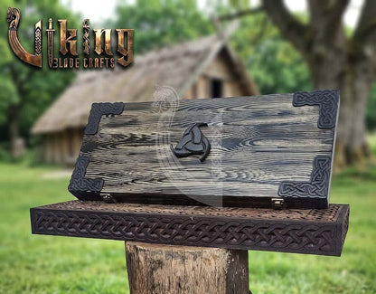 Viking Bear Axe | Hand Carved Handle | Forged Steel | Bjorn
