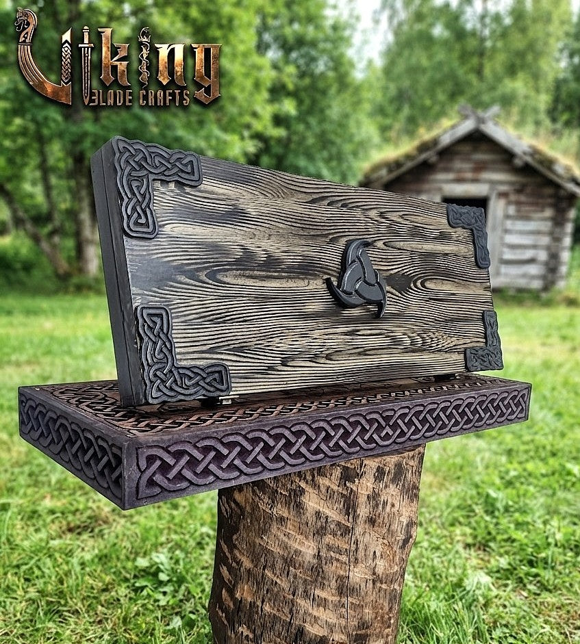 Viking Bear Axe | Hand Carved Handle | Forged Steel | Bjorn