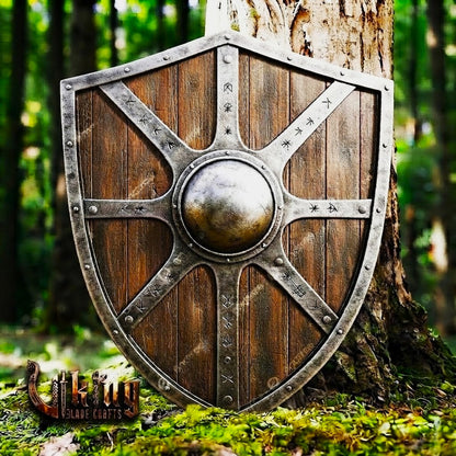 The Citadel Guard 8-Spoke Radial Medieval Shield