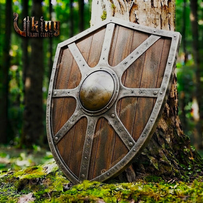 The Citadel Guard 8-Spoke Radial Medieval Shield