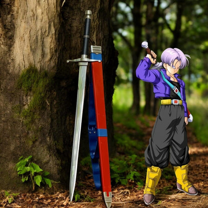 Handmade Future Trunks Anime Sword Replica with Steel Blade & Sheath