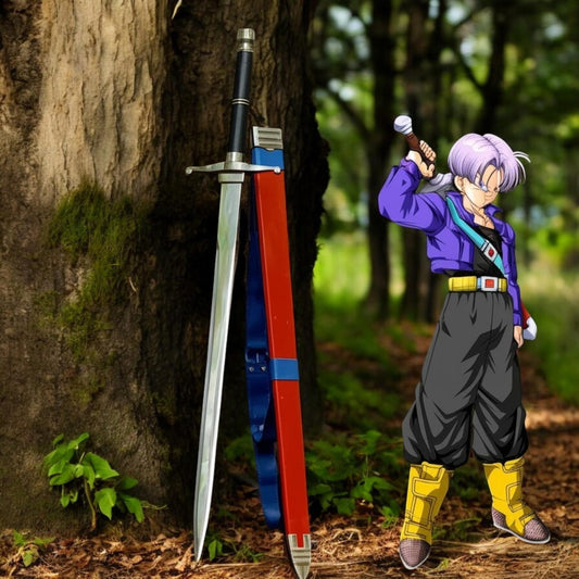 Handmade Future Trunks Anime Sword Replica with Steel Blade & Sheath