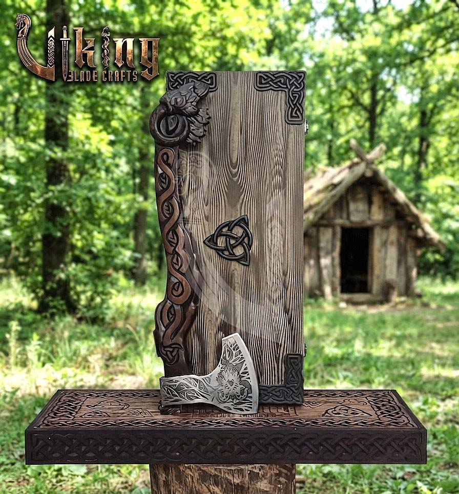 Thor Goat Viking Axe | Geit Totem | Forged Steel