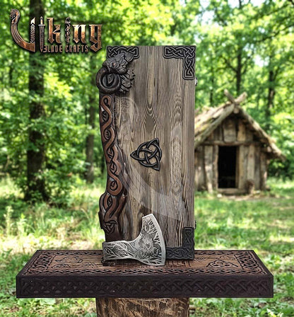 Thor Goat Viking Axe | Geit Totem | Forged Steel