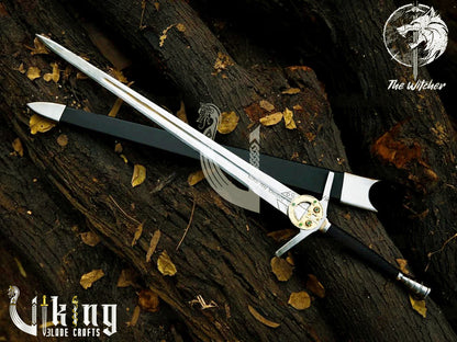 Renfri Brooch Sword – Witcher Silver Wolf Warrior Replica