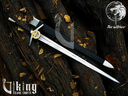 Renfri Brooch Sword – Witcher Silver Wolf Warrior Replica