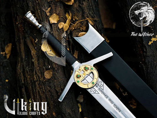 Renfri Brooch Sword – Witcher Silver Wolf Warrior Replica
