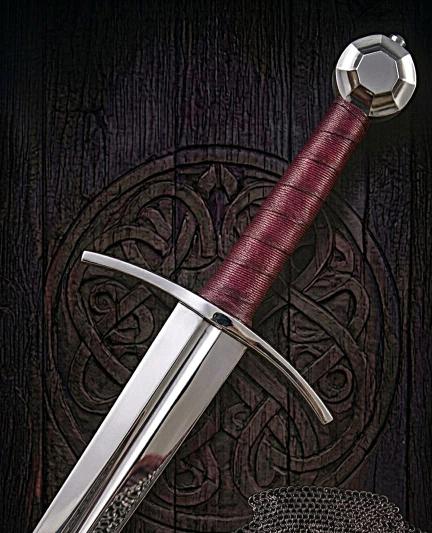 13th Century English Arming Sword Replica: Handcrafted Knightly Blade