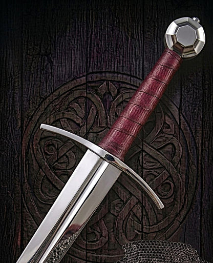13th Century English Arming Sword Replica: Handcrafted Knightly Blade