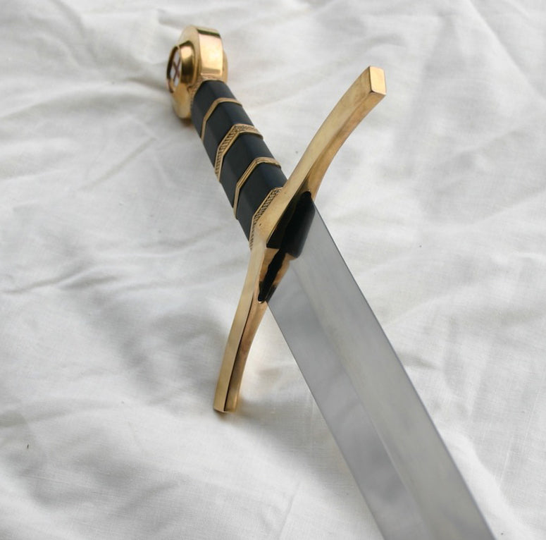 The King’s Sword – Edward III Inspired Templar Knight Sword with Scabbard