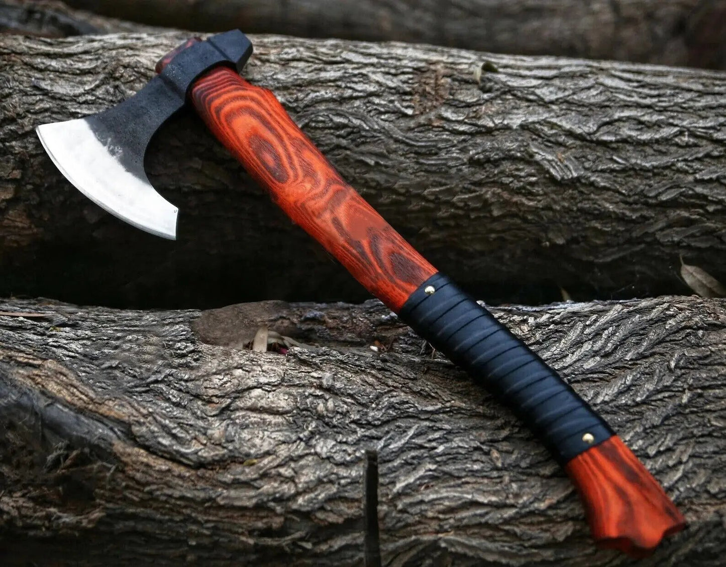 Hand-Forged High Carbon Steel Viking Axe – Traditional Battle Axe Viking_Blade_Crafts